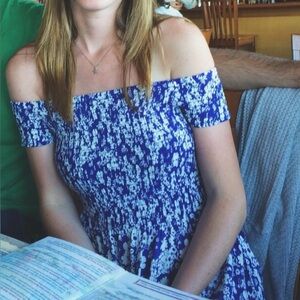 Express off the shoulder mini dress. Size S